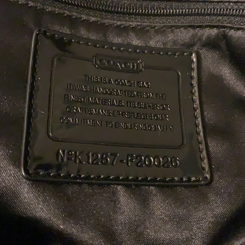EUC Like New Gorgeous Black Coach Purse!! - Picture 6 of 13